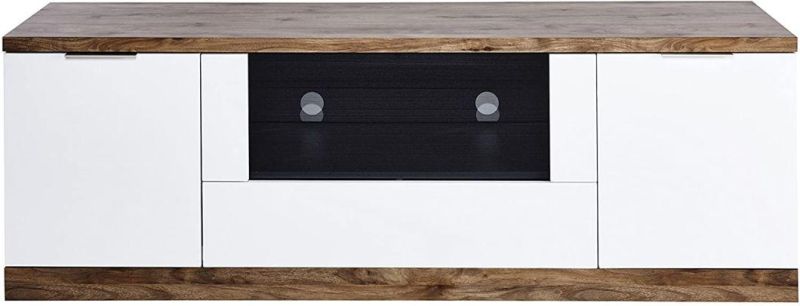 High Quality Wooden Metal Living Room Furniture Wood MDF Top TV Cabinet Stand with Drawer