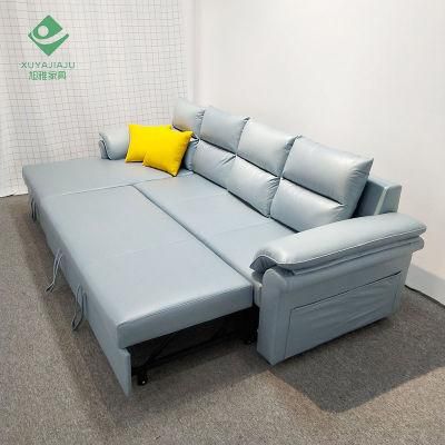 Tech Cloth Sofa Bed Living Room Apartment Dual-Purpose Storable