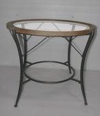 Modern Living Room Furniture Round Glass Coffee Table 98314
