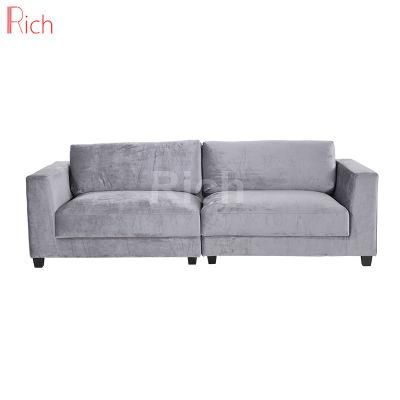 Modern Sectional Sofa Leisure Velvet Living Room Furniture Couch