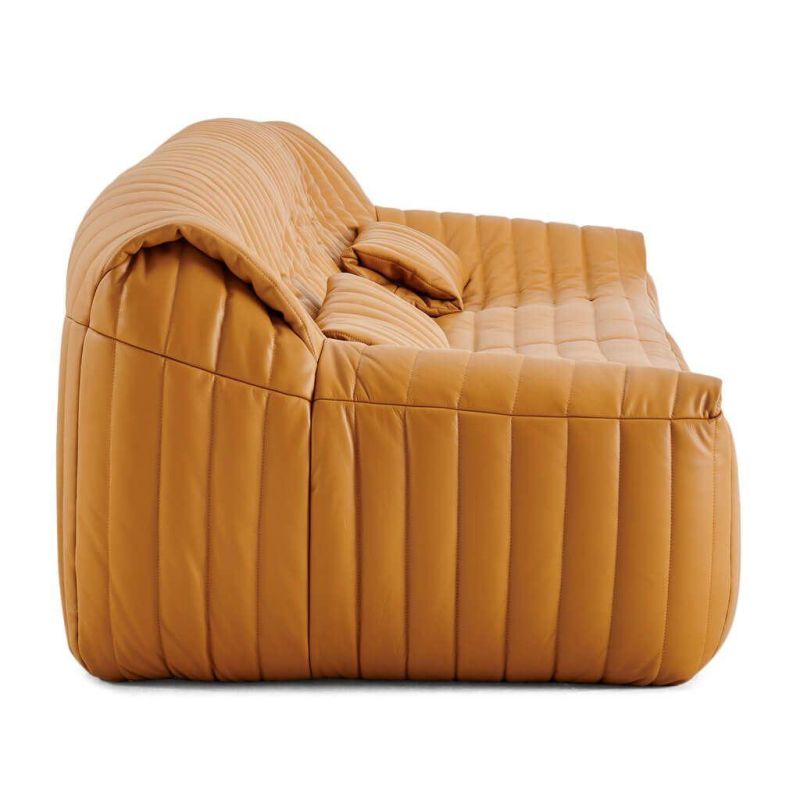 Cinna Ligne Roset Leather Sofa Sandra by Annie Hieronimus