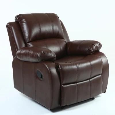 Manual Reclining Luxury Single European Style Home Theater Recliner Sofa