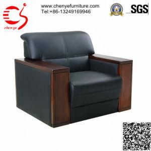 Genuine Leather Reception Chair (CY-S0021-1)
