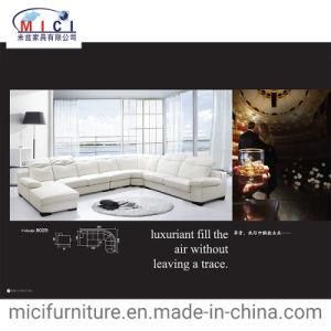 Elegant Villas Furniture Leather Corner Sofa