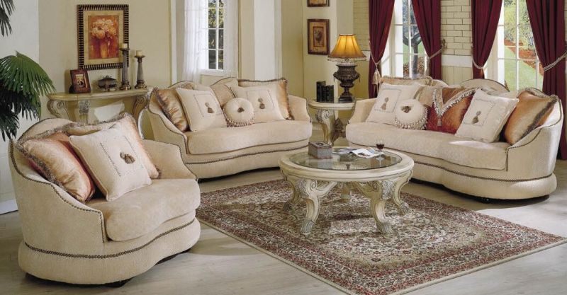 Neoclassical European Traditional Sofas and Loveseats