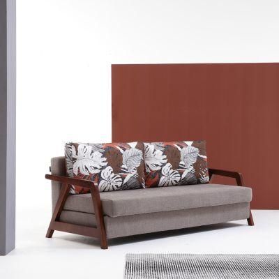 Leather Corner Solid Wooden Reception Sectional Modern Simple Leisure Living Room Fabric Couch Sofa