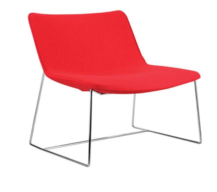 Modern Design Furniture Solid Metal Legs Fabric Upholstery Leisure Chair