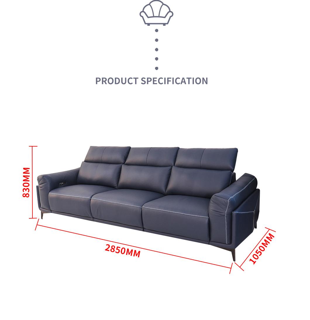 2022 New Arrived Modern Design Living Room Furniture Recliner Sofa