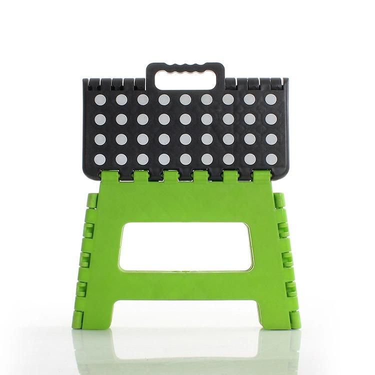 Green Color Matching Cute DOT Portable Folding Stool