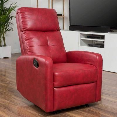 Simple Design Manual Recliner Sofa Home Furniture Bright Warm Color Functional Office Chair for Living Room Sofa Hot Selling Sofa