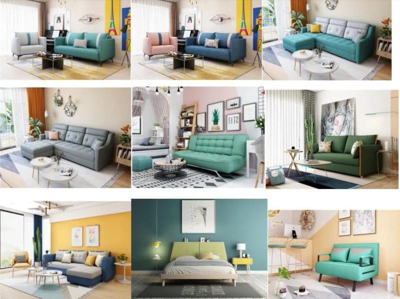 2020 Modern Living Room Leisure Luxurious Sofa Set Home Furniture