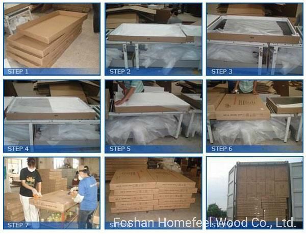 Latest Design Living Room Furniture LCD TV Cabinet Wooden TV Table Stand (HF-WF0317)