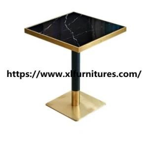 Unique Diamond Shaped Table Stainless Steel Base