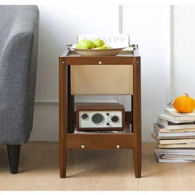 Living Room Furniture Wood Beech Side Table Home