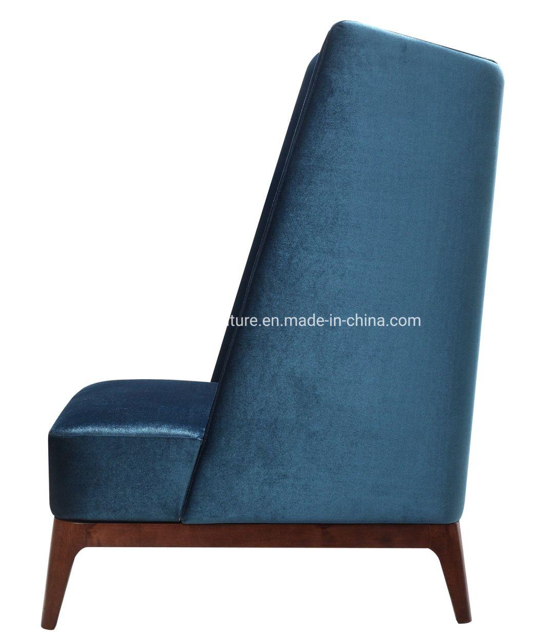 Modern High Back Fabric Modern Living Room Chair for Reception Area