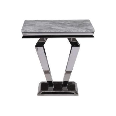Modern Cafe Bar Furniture Frame Stainless Steel Tea Table Legs Side Table
