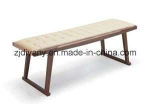 Italian Style Leather Wood Bed Stool (SD-32)