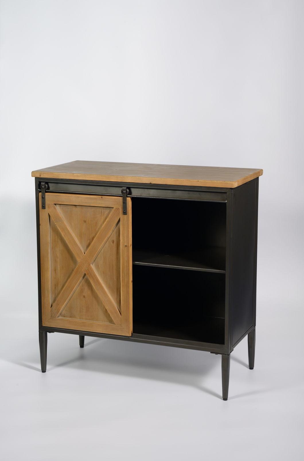 Supplying Home Furniture for Living Room Cabinets Made of Wood and Metal