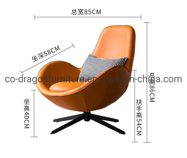 Leisure Leather Antique Lounge Chair Sets for Living Room Furniture
