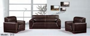 PVC Brown Modern Popular Office Furniture Sofa
