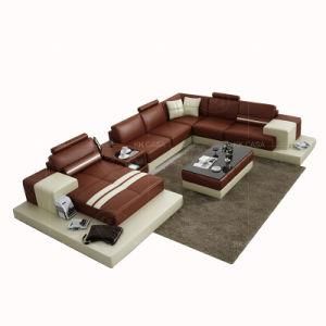 Factory Price Large Size Sectional Leather Sofa Set for Sale