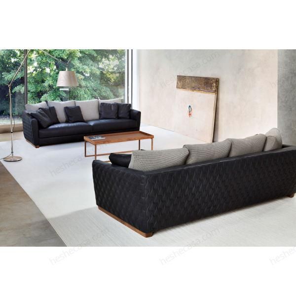 High Quality Feather Down Filling Hotel Reception Sofas Bedroom Relaxing Sofa Conch Foshan Luxury furniture Manufacturer for Villa