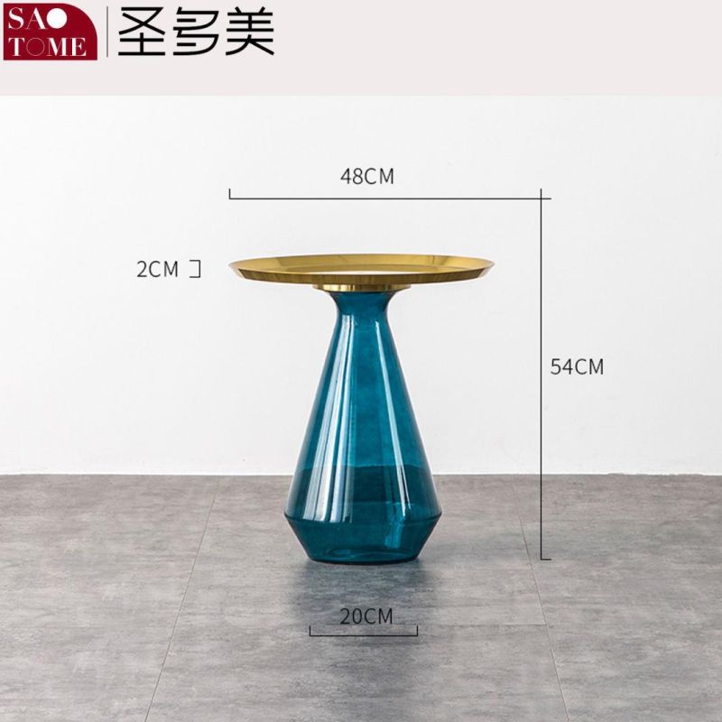 Modern Hot Selling Living Room Furniture Hand Blown Glass Tea Table