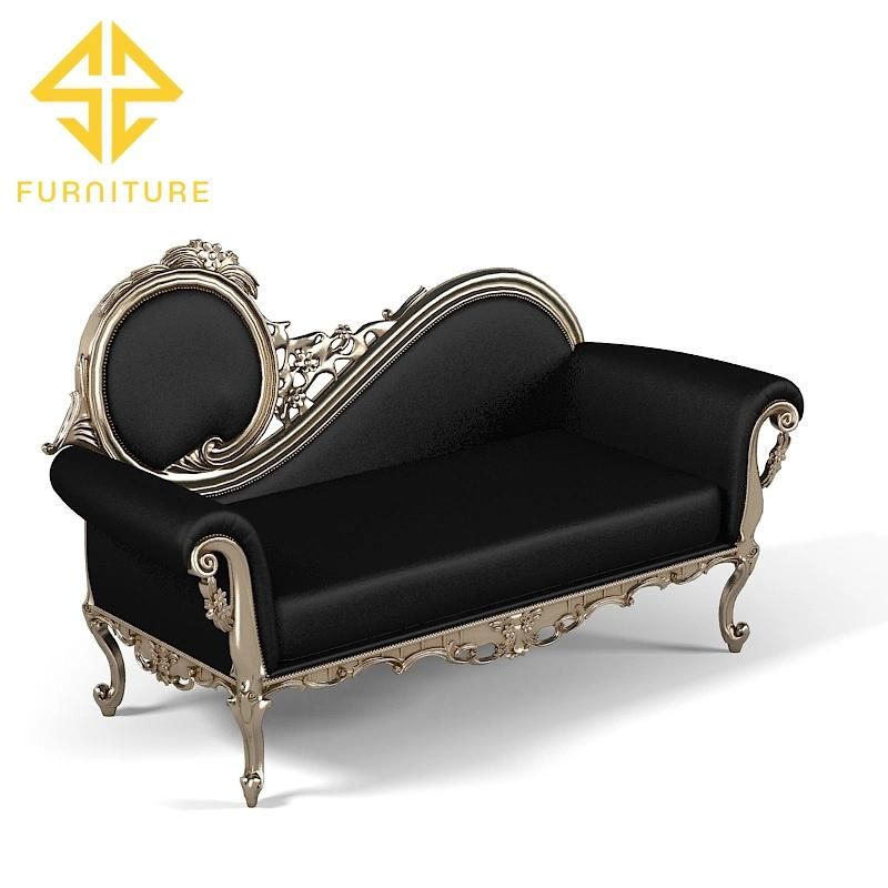 Sawa New Design Luxury Solid Wood 3-Seater Sofa Treasure Seat