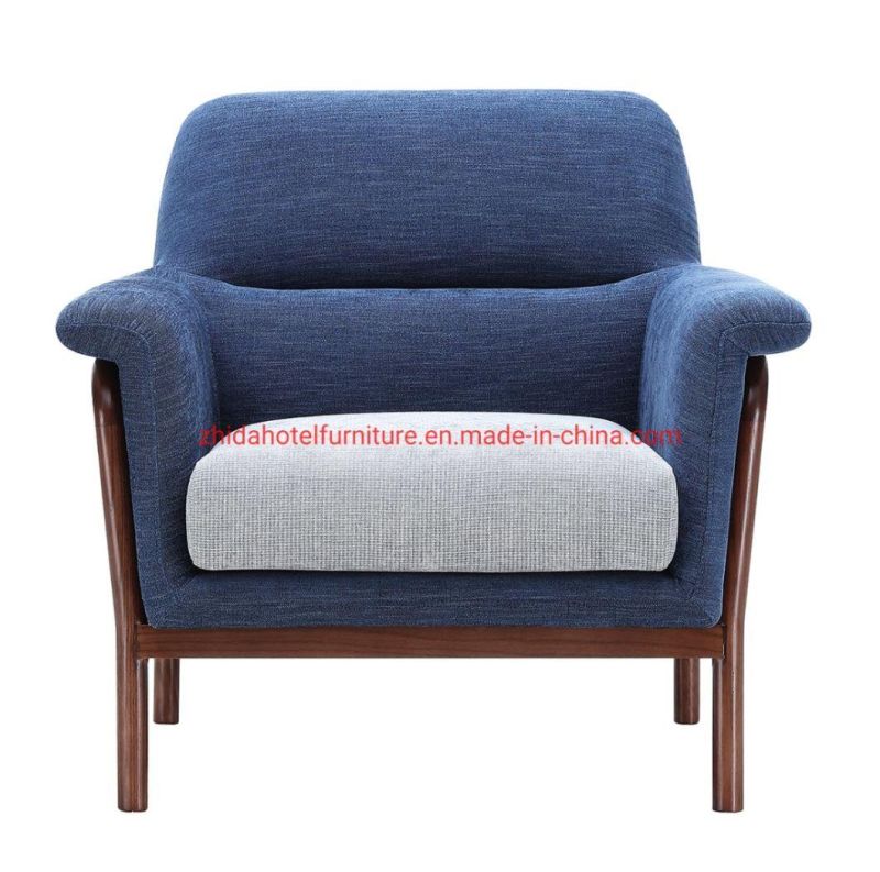 Wooden Armrest Modern Restaurant Home Hotel Chair for Living Room Furniture