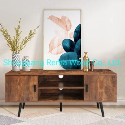Modern TV Stand TV Cabinet TV Console with 2 Storage Cabinet
