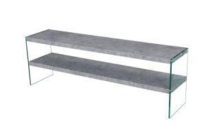 Modern High Quality Glass and MDF TV Rack TV Table (TV132)