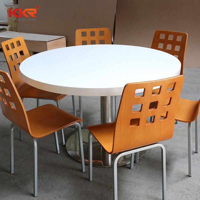 Veining Marble Table Top Polished Solid Surface Coffee Table