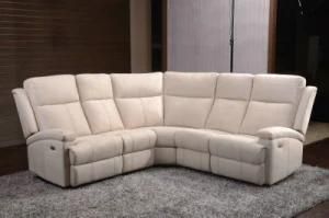 Wholesale Living Room European Style Sectional Sofa with Electrical Recliners