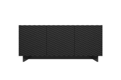 Ripple Design Discount Black Paint Melamine Board Side Table TV Table