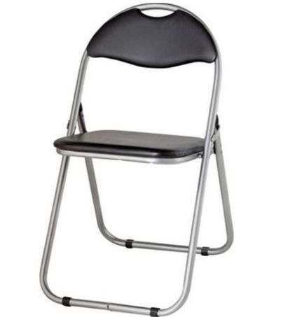 High Grade Padded Fau Leather Seat Metal Folding Chair