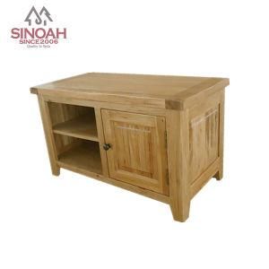 2014 Solid Oak Small TV Unit/TV Stand