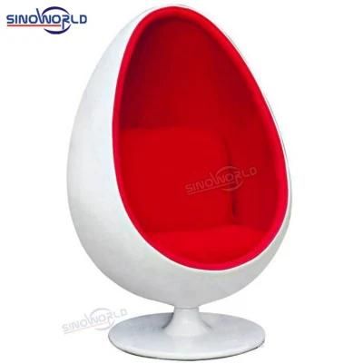 Replica Swivel Wool Fabric Lounge Sofa Chair Egg Pod Chair