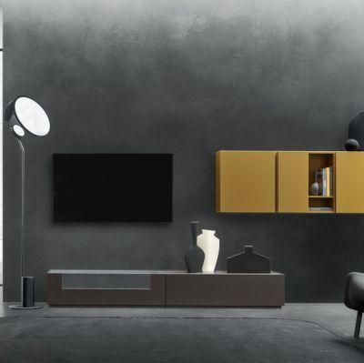 Modern Wooden Living Room Wall TV Side Cabinet
