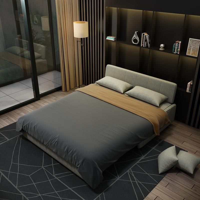 Fabric Divan Sofa Bed Multi-Purpose Living Room Sofa Cum Bed Folding Bed Sofa