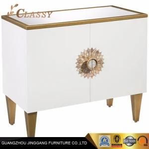 Mirror Glass Top Modern Living Room Hotel Cabinet