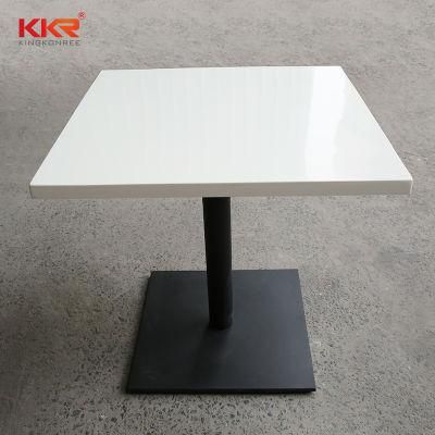 Modern Resin Stone Square Solid Surface Coffee Tables