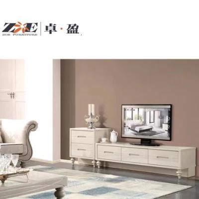 Foshan Factory Wooden Legs High Glossy Painting MDF Living Room Furniture TV Stand