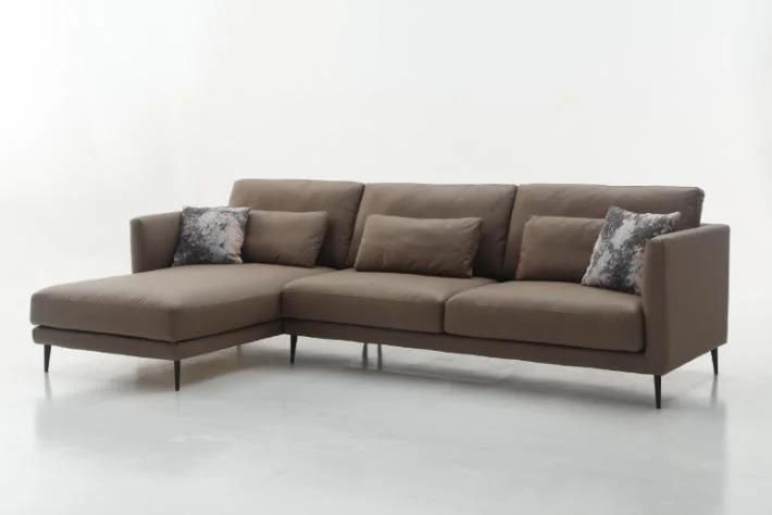 Cc25 Fabric Corner Sofa, Latest Design Corner Sofa in Home and Hotel Furniture Customization