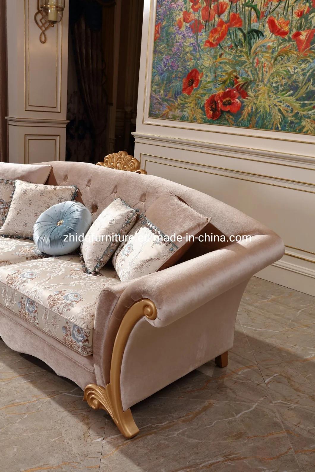 Hotel Restaurant Reception Classic Cheap Luxury Living Room Sofa