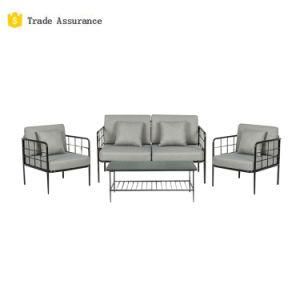 New Design Modern Fabric Sofa Chair for Living Room Indoor Dining Furniture Leisure Chair with Pillow