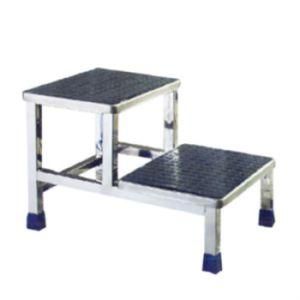 Hospital Stainless Steel Two Step Foot Stool