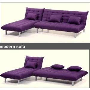 Full Sectional of Chaise Style Sofa Bed (WD-8467)