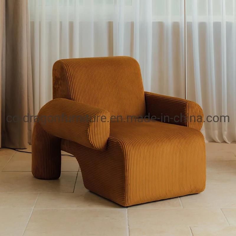New Design Fashion Livingroom Furniture Fabric Leisure Chair with Arm