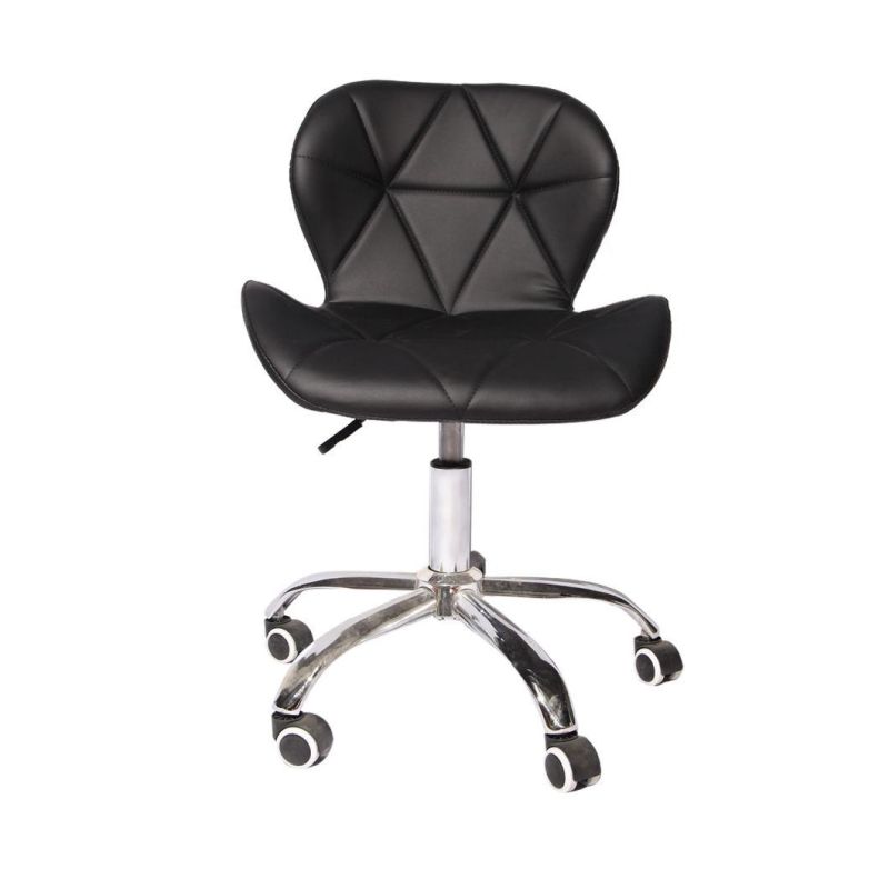 Leather Classroom Swivel Chair with Casters Meeting Room