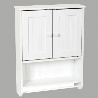 Home Furniture White Cottage Collection Wall Cabinet Living Room Furniture